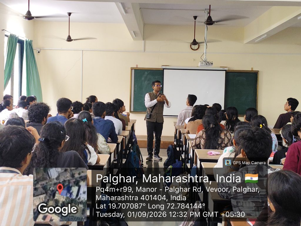 06: Guest Session on Artificial Intelligence for Students on 1st September 2026.